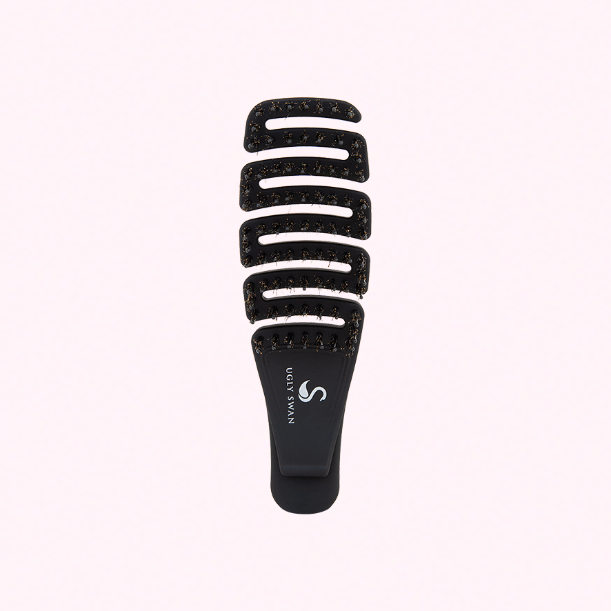 Detangling Scream-Free® Hair Brush : Palm Flexi Wild - Black Mamba