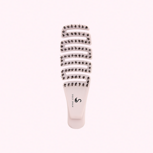 Detangling Hair Brush Palm Flexi Wild - Flamingo