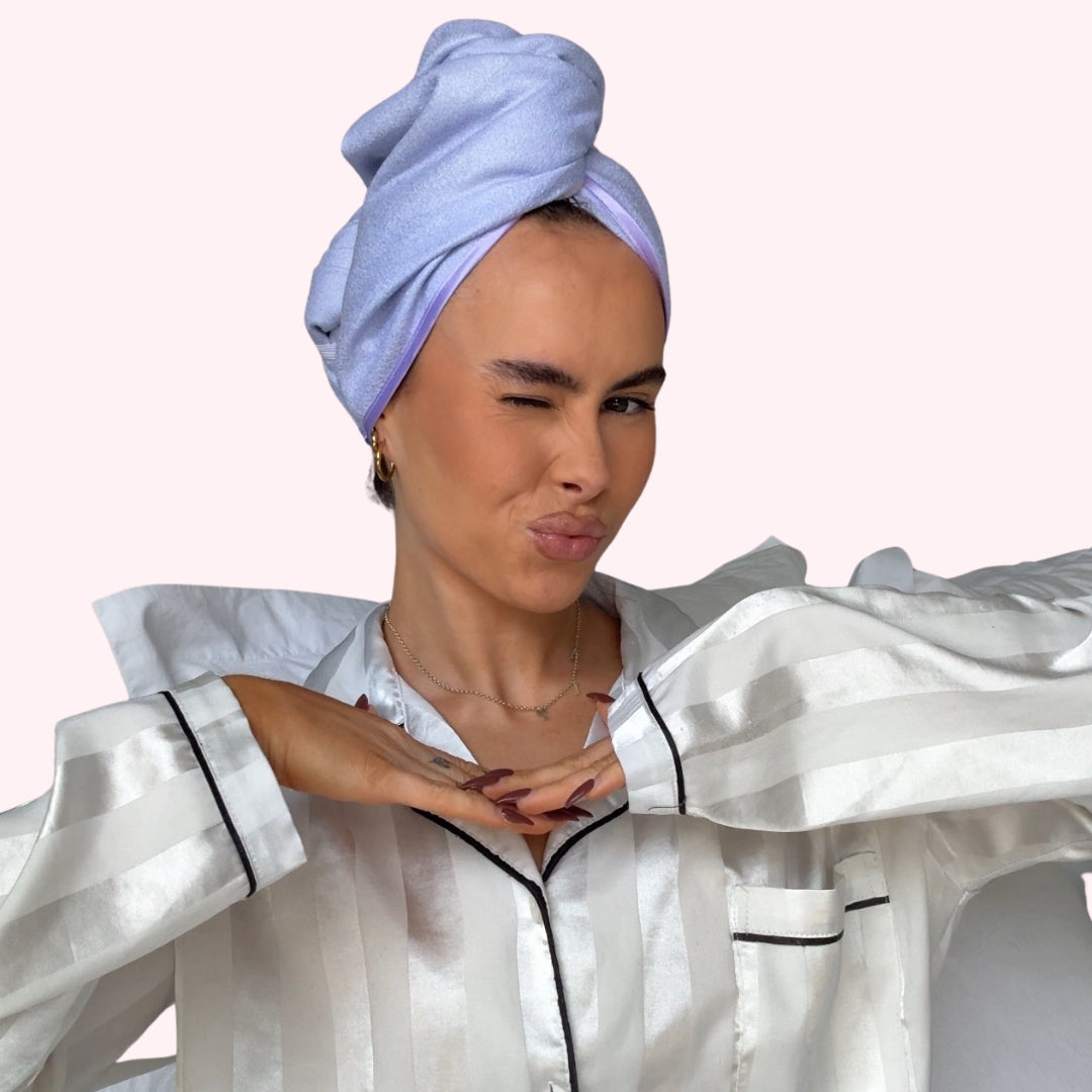 Unicorn Microfibre Hair Towel® Wrap - Lavender Fizz