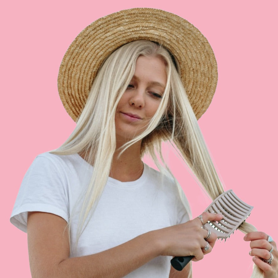 Scream-Free® Maxi Detangling Hair Brush - Latte