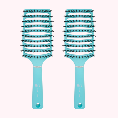 Scream-Free® Detangling Hair Brush: Maxi Twin Pack Mermaid