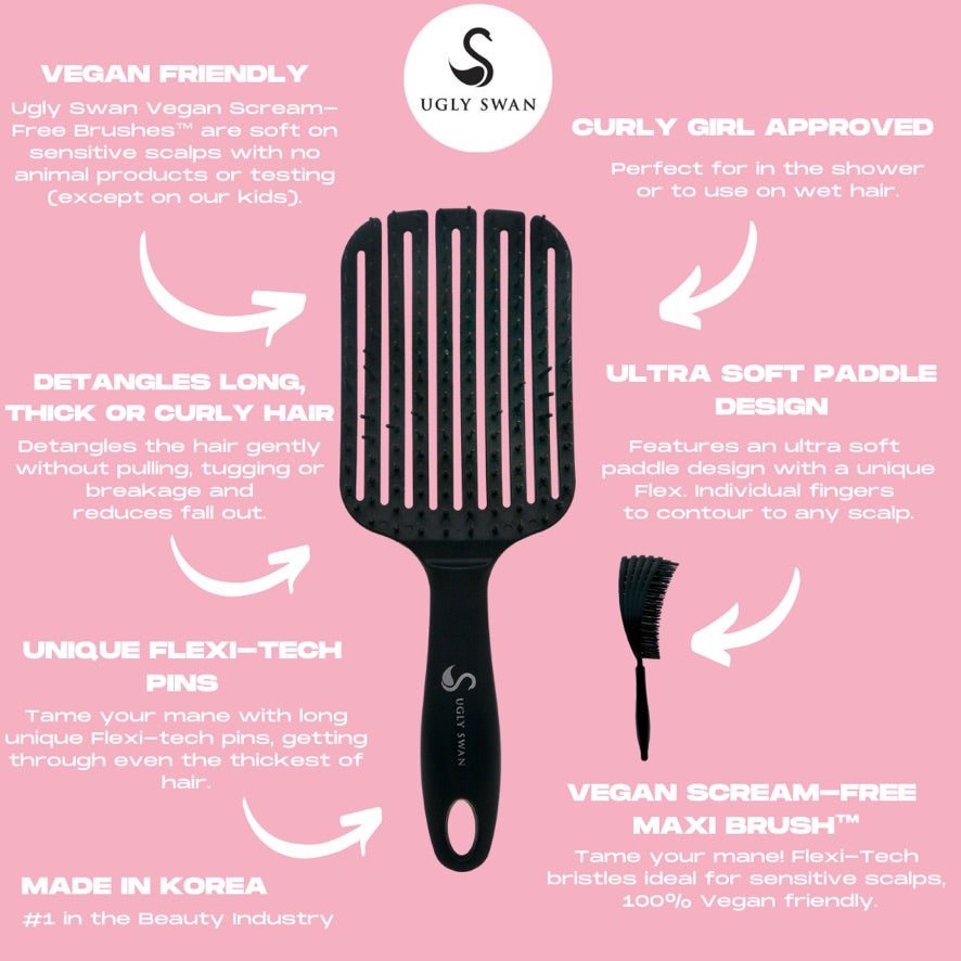 Wet Scream-Free® Hair Brush Vanilla Dream