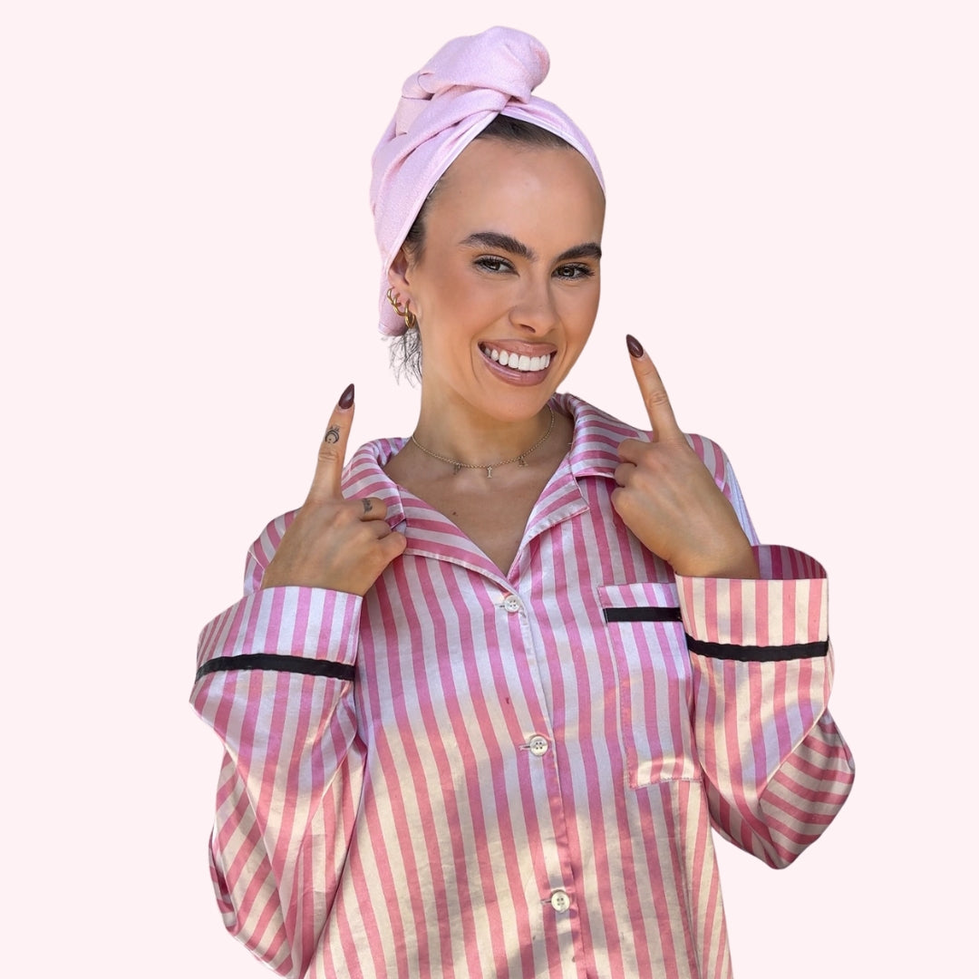 Unicorn Microfibre Hair Towel® Wrap - Blush Bloom