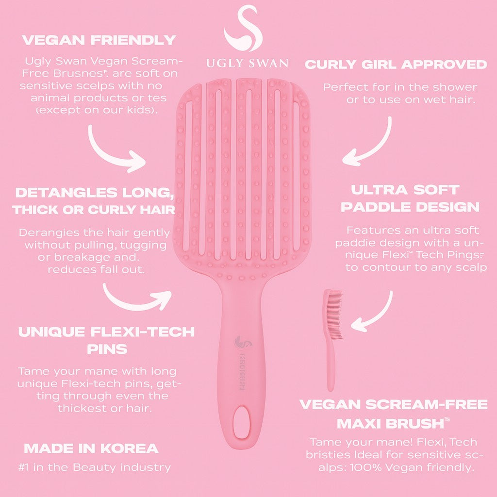 Wet Scream-Free® Hair Brush - Bubblegum