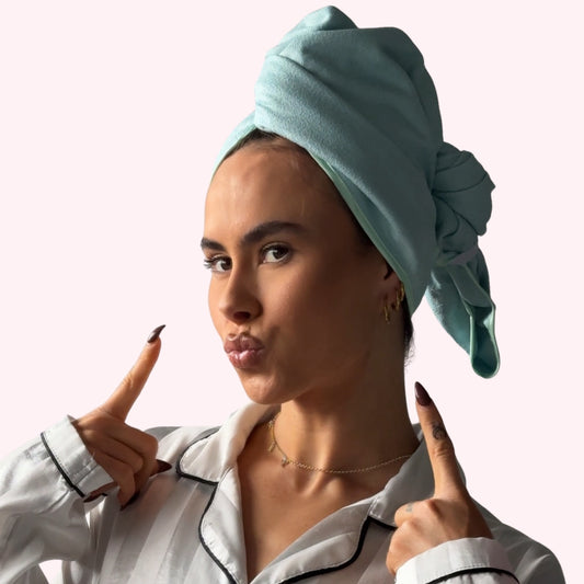 Unicorn Microfibre Hair Towel® Wrap - Pistachio Pop