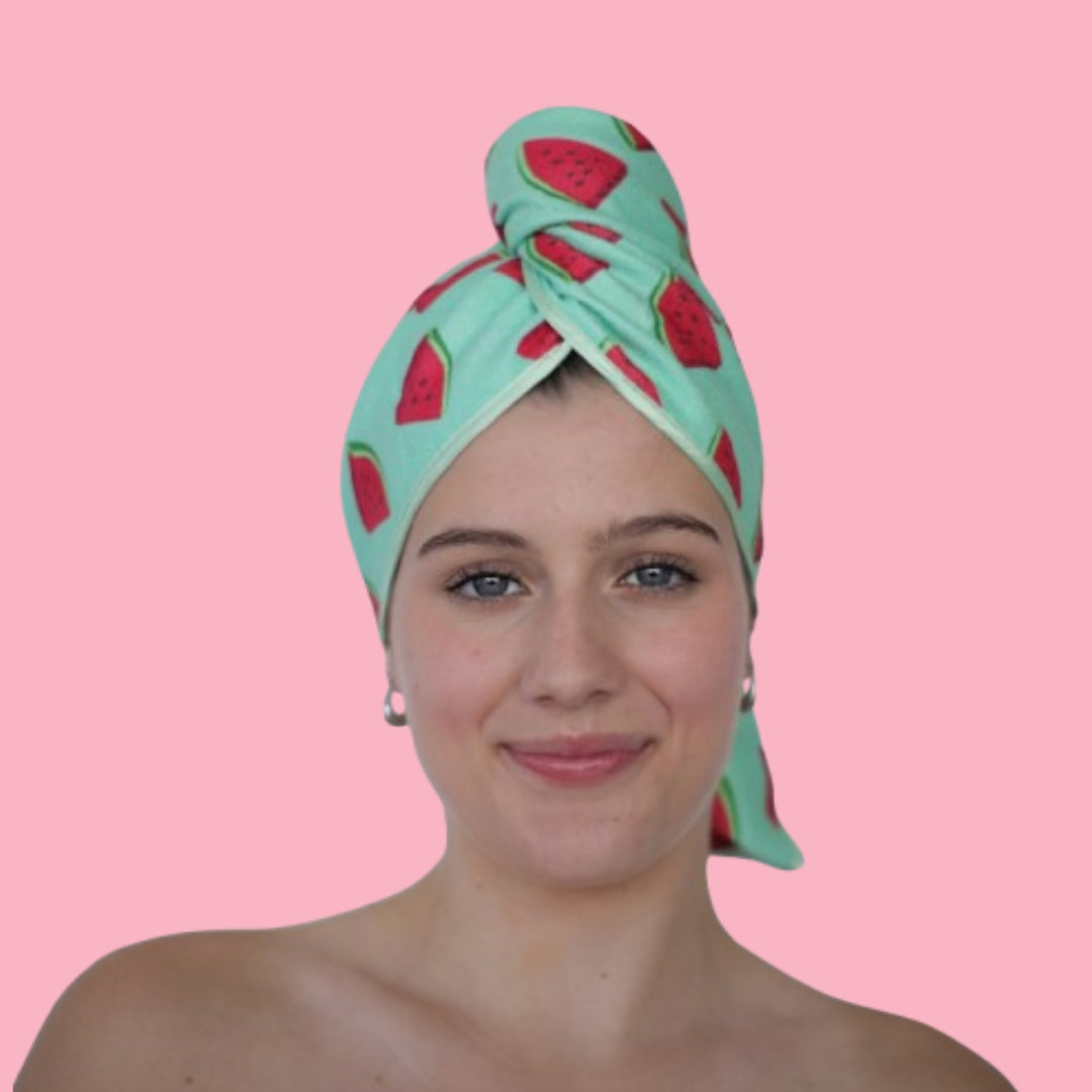 Unicorn Microfibre Hair Towel® Wrap - Watermelon