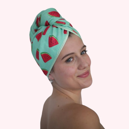 Unicorn Microfibre Hair Towel® Wrap - Watermelon