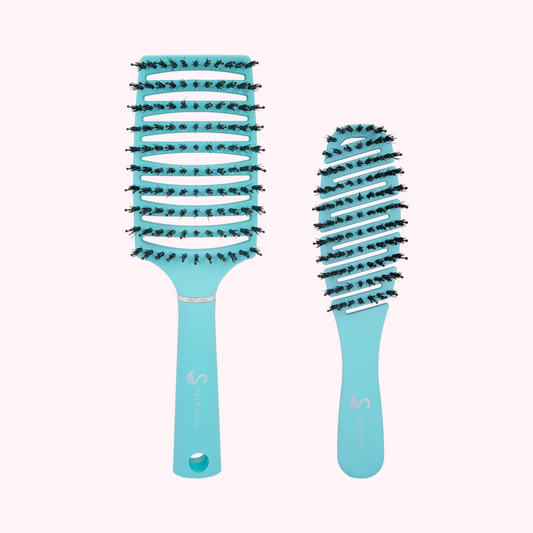 Scream-Free® Detangling Hair Brush: Maxi Brush & Baby Brush