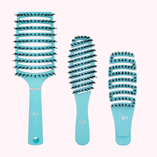 Scream-Free® Detangling Hair Brush: Mermaid 3 Pack