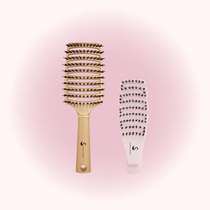 Detangling Hair Brush Duo: Wild Sensory Pack