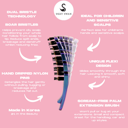 Scream-Free® Detangling Hair Brush: Back to School Mixed Pack
